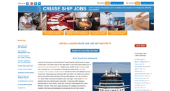 Desktop Screenshot of cruiseshipjob.com