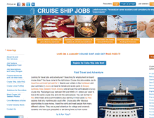 Tablet Screenshot of cruiseshipjob.com